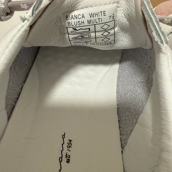 NWB Vintage Havana Bianca White Blush Multi Women’s Sneakers Size 7.5 Boho - Picture 13 of 14
